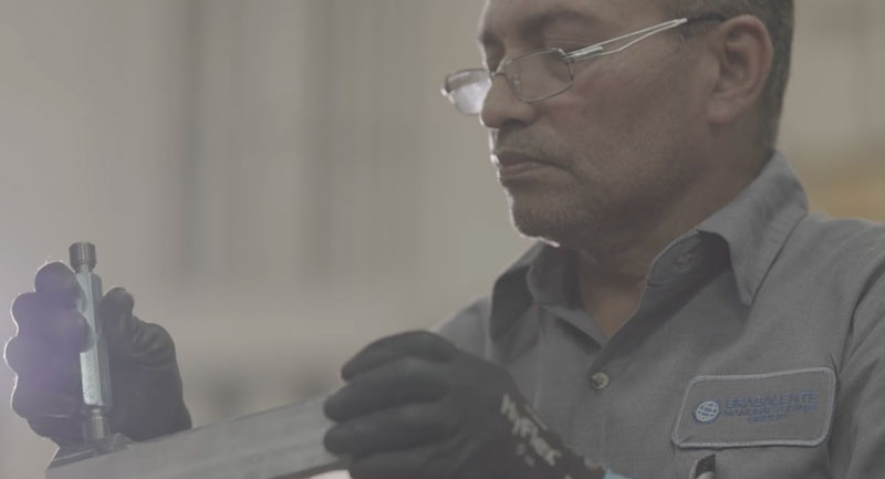bracalente team member working on custom component